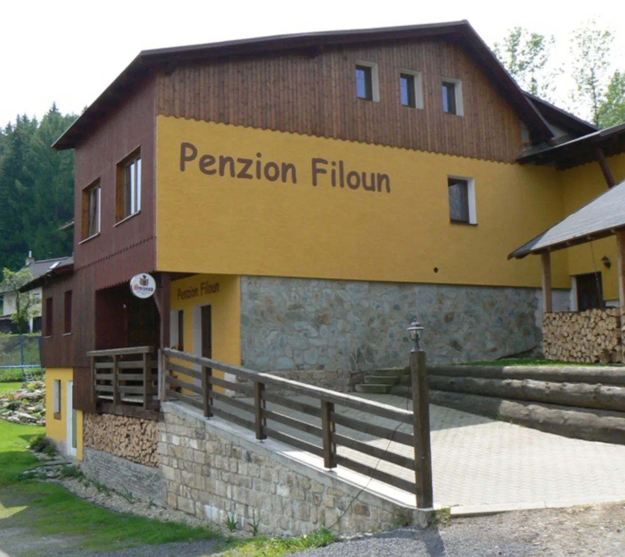 Penzion Filoun — budova penzionu